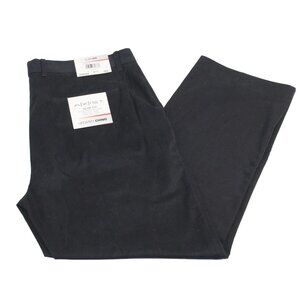 Axist Tech Slim Fit Chino Dress Pants Men's Size 36x29 Black Dry Fit Flat Front